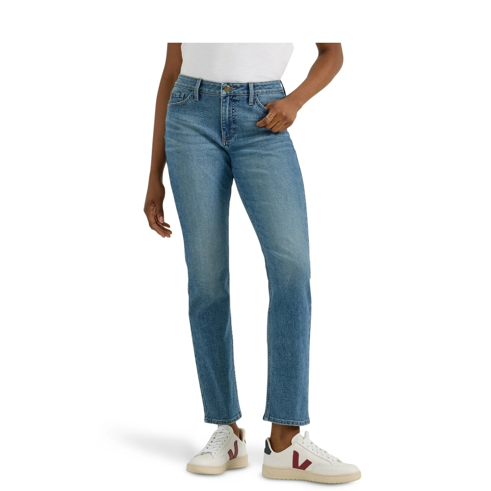 NWT 12S Lee Blue Straight Leg Jeans